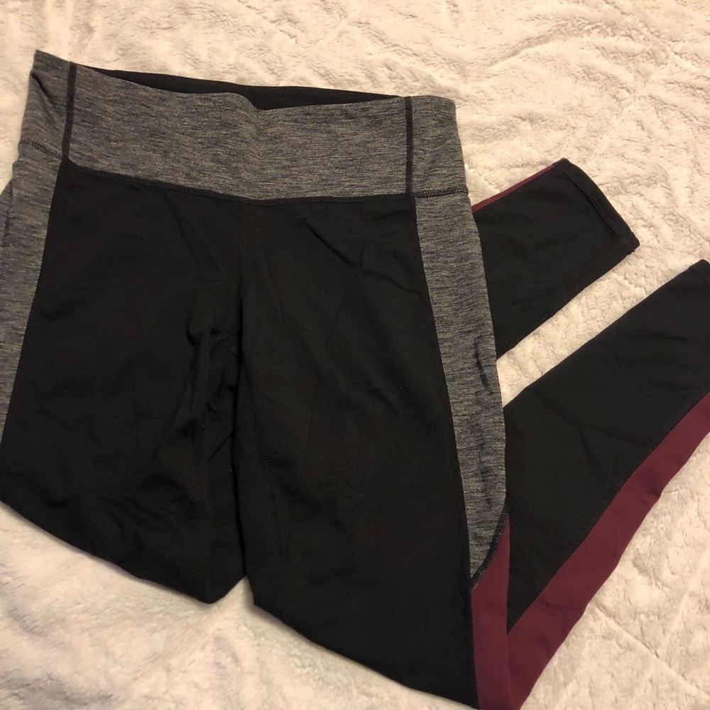 Athleta Revolution Colorblock Leggings, M